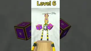 Level 6👽👀#mission6#going balls game video#shorts #babygamer
