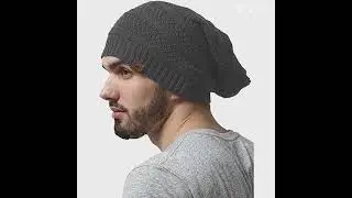 RodZen Men's Winter Woolen Beanie Cap with Fur Inside#trendind#fashon#viral#winterfashion