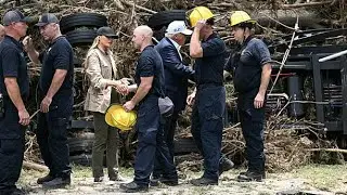 President Trump visits flood-ravaged Hill Country