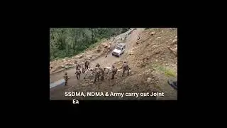 SSDMA, NDMA & Army carry out a Joint Earthquake Drill in North Sikkim