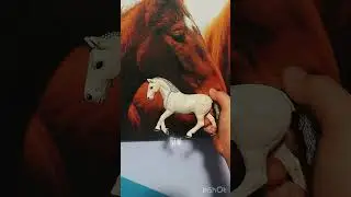 New vs. old Schleich horses  #horse #schleich