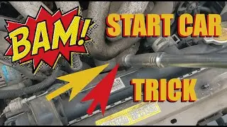 How to start a car with a failing starter solenoid in seconds... Tap trick/fix EVERYONE should know!