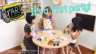 It's a Y'Art Party! | DIY KID CRAFTS!