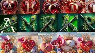 A to Z letters name whatsApp status moment #newdesign #beautifulletters #viral #tamannakhatoon00786
