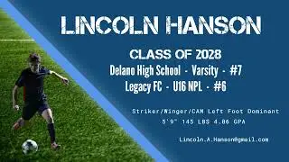 Lincoln Hanson | Legacy FC vs Fusion Highlights | Feb 2025