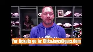 Ditka & Jaws Cigar Party 2023 - Urlacher invite