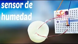 sensor de humedad o detector de agua ( como hacer) proyecto de electr&oacute;nica