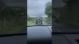 Traffic in the Irish countryside