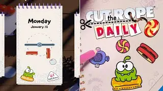 Cut the Rope Daily January 12 2026 Walkthrough 10 Stars