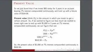 Business Calculus Section 1.7 Exponential Growth and Decay