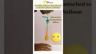 Balloon in a Bottle?! 🤯 Amazing Atmospheric Pressure Experiment #shorts