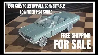 FOR SALE 1961 CHEVROLET IMPALA LOWRIDER CUSTOM BUILT MODEL 1:24 SCALE