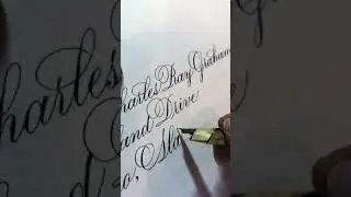 PRESSED paper + print Calligraphy Workshop with Suzanne Cunningham Day Two: Envelopes & Etiquette