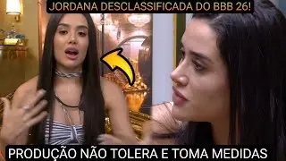 BBB 26: JORDANA ELIMINADA DO BBB AP&Oacute;S DECLARA&Ccedil;&Atilde;O CONTRA A GLOBO JORDANA TEM 72 HORAS PARA PROVAR...