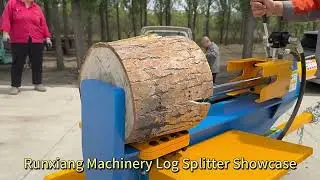 Video demonstration of the RX-25t model Firewood processor with cutting and splitting functions.