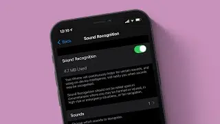 Sound recognition on iPhone! #Shorts