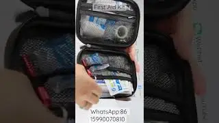 JR002 Medical Equipment Survival Pocket Box Milhary Emergency Bags Mini First Aid Kit.