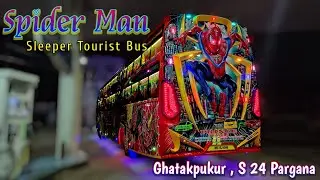 Spider Man Luxury Sleeper Tourist Bus | Prince Travels | West Bengal Tourist Bus | car bus lover
