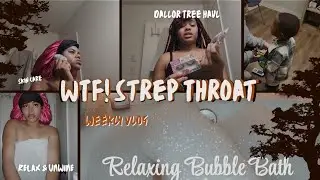 A Qvns Daily Vlog: STREP Throat! Son's Doctor Visit, DT Haul, Relaxing Full Body Detox Bath & Skin
