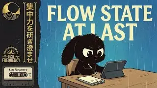 Flow state&hellip; at last / Boom Bap Jazzy Lo-fi for study, work
