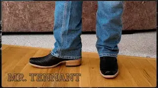 Ariat Futurity Streak Cowboy Boot in Matte Black Python Unboxing and First Impressions