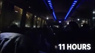 Night Bus Ride Ambience &ndash; Real Bus Sounds with Light Rain for Sleep & Deep Relaxation