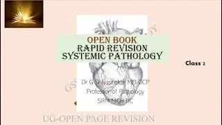 Open Book Rapid Revision Syst Path- CVS- Class 2 Dr GSS SRM MCH RC