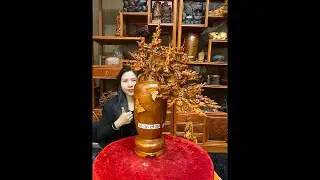 đồ gỗ mộc vân hi giao lưu đấu giá báo giá nhiều tác phẩm tượng phong thủy đẹp, đẳng cấp