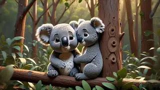 Six Sleepy Koalas Nap All Day | Calm Nap Time Song for Kids | Nursery Rhymes and Baby Songs