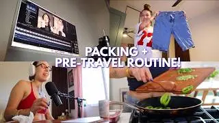 Prep + pack with me | My pre-travel routine!