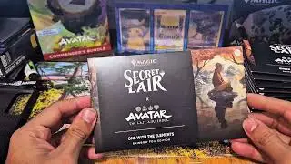 Secret Lair Avatar: One With the Element 🌊🔥🌪️🌱 | Unboxing MTG
