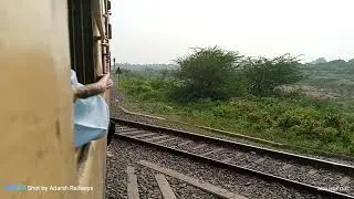 India's Rarest Diamond Crossing 54254 Lucknow - Prayagraj Passenger Near Phaphamau Jn.