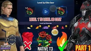 Level Up Elite Gear 🔥 All Materials Cost for Knull & Sentry Native T3 Character| Marvel Future Fight