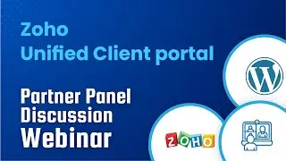 Zoho Unified Client Portal Partner Panel Discussion Webinar