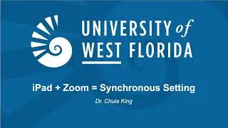 Using iPad and Zoom to Create Synchronous/Asynchronous Online Session
