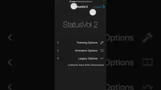 اداه statusvol 2 لتصغير حجم الصوت كي لايزعجك اثناء مشاهدة فلم او مقطع