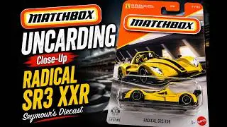 Matchbox Radical SR3 XXR Uncarding | Close-Up Diecast