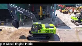 Infra Engineers India Pvt Ltd | IEPL | Dual Electric & Diesel Hybrid Excavator | Komatsu PC210