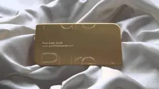 Gold Business Cards by Pure Metal Cards