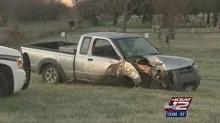Video: Wrong-way driver hits school bus, pickup in South Bexar County