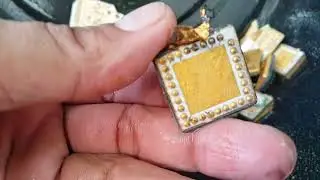 🔧💎 How to Make Gold from Electronic Chip Scrap & Assembly Equipment