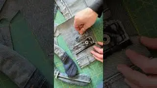 Making a Plush Toy Made from Upcycled Jeans | #shorts #handmade #upcycle