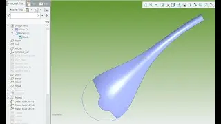 Creo Parametric || Patch a surface || Boundary Blend