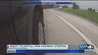 ARDOT to Install New Highway Striping