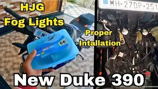 Duke 390 HJG Fog light with Proper Installation #duke390