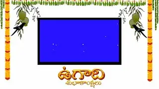Ugadi green screen template || Ugadi template for editing free download.