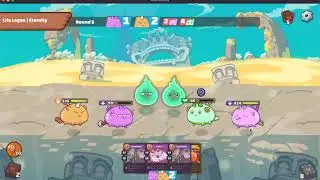 Axie Infinity Arena Battle - Group Commentary using Reptile Reptile Beast