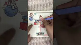 space ship theme sticker planner design #shortvideo #asmrart #planneraddict