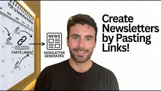 How to create newsletter content by pasting a link