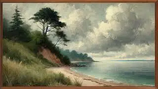 Coastal Serenity l Frame Tv Art l 2 Hours of Tranquil Beach Landscape Art